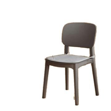 餐椅靠背椅子加厚可收納家用舒適久坐成人凳塑料小型大人結實商用[DD010109]