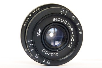 Industar 50-2 蘇聯黑色薄餅鏡頭 SLR 3.5/50 M42 介面 KMZ Zenit