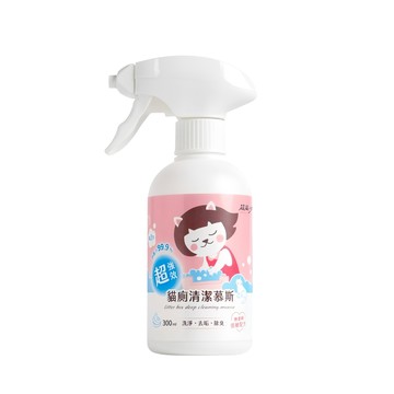 超凝小姐 超強效貓廁清潔慕斯  300ml  >99.9%抗菌力  1瓶