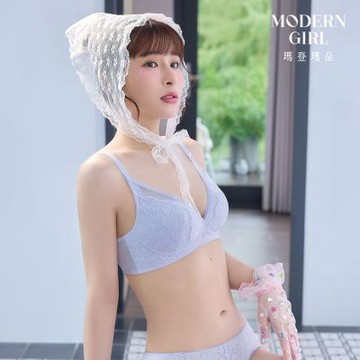 瑪登瑪朵 無鋼圈紓壓內衣 B-F罩杯(晨曦藍)
