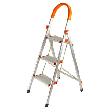 加寬鋁製三階扶手梯 _廠商直送