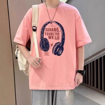 重磅短袖t恤男夏季寬松休閑港風美式復古小眾ins潮流潮牌半袖