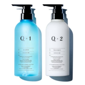 日本🇯🇵暢銷洗髮精 Q+氨基酸洗髮精 潤髮乳 護髮乳 無硅 400+400ml 套裝