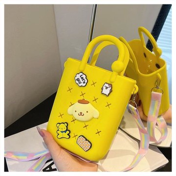 兒童外出包包時尚百搭可愛沙灘手提包女士大容量輕便斜挎手機包