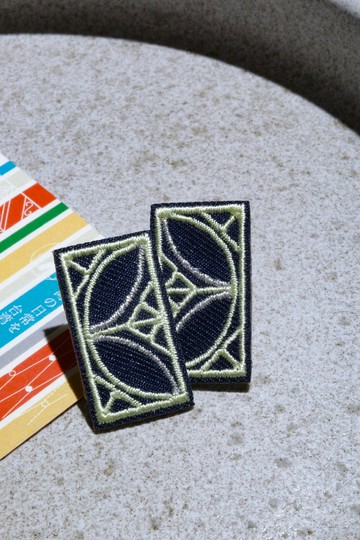 刺繡飾品 鐵窗花【靛藍】