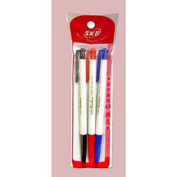 SKB IB-100 自動中油筆 0.5 原子筆 量販包 筆 文具 好愛買