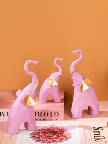 幾何象擺件家庭家里裝飾品客廳電視機柜酒柜房間溫馨創意家居擺設