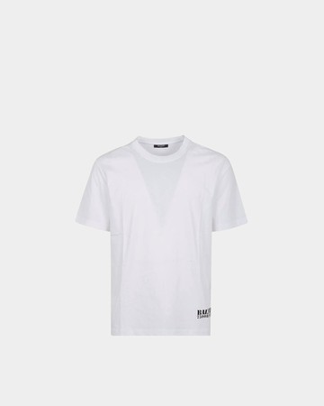BALMAIN 小字母印花棉質 T-Shirt - 白 / M