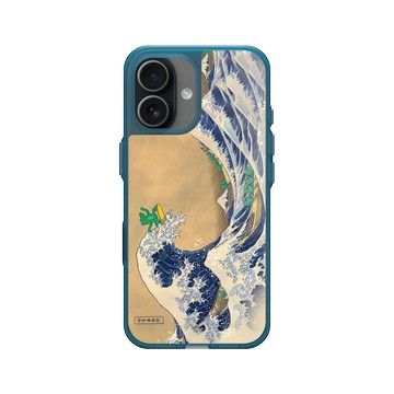 iPhone 17 Clear (相機按鈕) 夜幕藍 - 怪奇事物所 Incrediville - 海浪淘淘