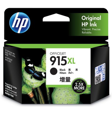 【領券滿額折200】  HP 915XL 高印量黑色原廠墨水匣 (3YM22AA) For HP OJ Pro 8010/8012/8020/8022/8028/8026 AiO