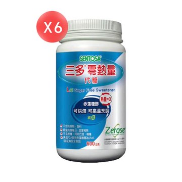 【SENTOSA 三多】零熱量代糖  600g*6罐 (共3600g)
