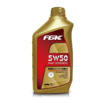 【汽車百貨】FGK 5W50 全合成機油(12瓶/箱)