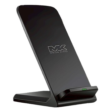 MEGA KING 雙線圈15W無線充電座 精裝版 黑色  1個