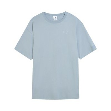 Puma 上衣 Prime ESS O Tee 男款 藍 刺繡 短T 短袖 寬鬆 63297967