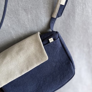 撞色小蓋頭 | 郵差小包 | 遠山藍 | 斜背包 | 街包