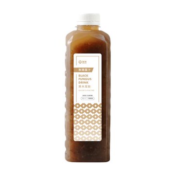 【澎沛古溜】無糖薑汁數種中藥材八小時手工慢熬自然農法養生黑木耳露 (900CC)