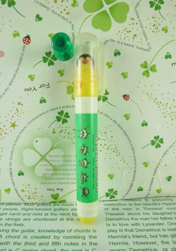 【震撼精品百貨】寵物機 滾輪印章-黃 震撼日式精品百貨