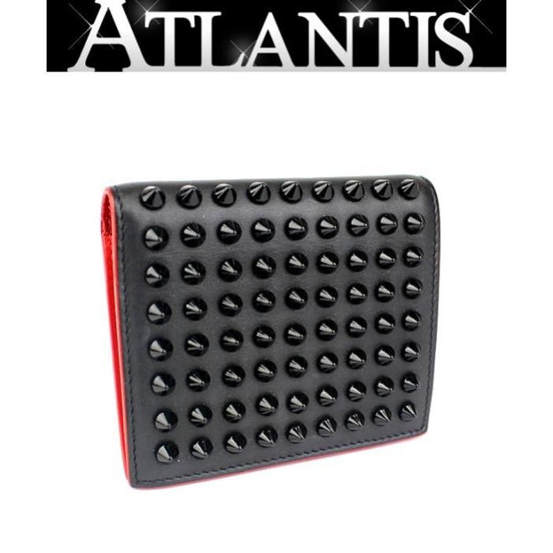 Louboutin クリスチャン ルブタン スタッズ ミニウォレット 財布