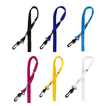 旋轉鉤識別證帶-黑色/藍色/淺藍/桃紅/黃色/白色
