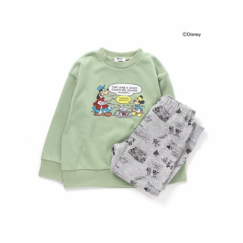 Breeze ブリーズ ディズニーキャラクター パジャマ キッズ カーキ 通販 Lineポイント最大7 0 Get Lineショッピング