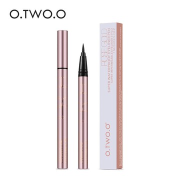 O.TWO.O彩妝 眼線筆 亮澤 眼線水筆 自然 易上色 不暈染 初學者 眼線筆彩妝 MAUM