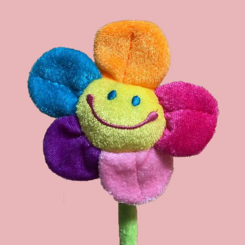 30cm】韓国で大人気 スマイルフラワーの花束 ブーケ 置物