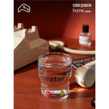 殼空間家原創意water來電玻璃水杯耐高溫辦公室復古