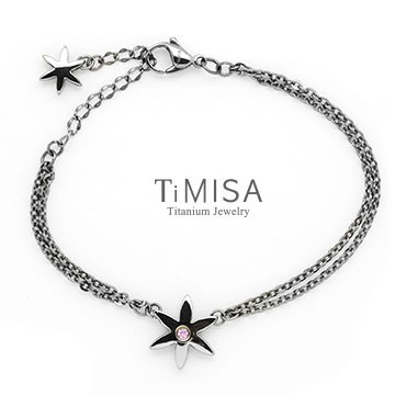 TiMISA《花漾璀燦》純鈦手鍊