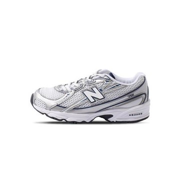 New Balance NB 740 中童 童鞋 灰銀色 運動 休閒 中性 W楦 復古 套入式 休閒鞋 PZ740WN