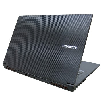 【Ezstick】GIGABYTE 技嘉 G7 KE ME GE 筆電機身貼｜黑色卡夢紋｜上蓋+鍵盤週圍貼