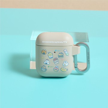 狗狗的小跳步吃貨食物特輯強悍防摔AirPods保護套