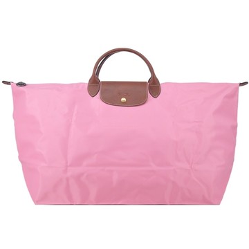 LONGCHAMP LE PLIAGE系列摺疊旅行袋(中/棉花糖粉)1625-089-P92