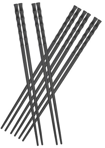 [品毅]愛佳寶竹節合金筷(5雙/組)