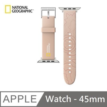 National Geographic 國家地理 Apple Watch 矽膠錶帶 45mm - 粉色