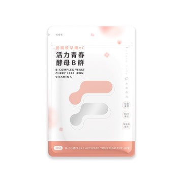 鐵+C活力青春酵母B群 (30粒/袋)