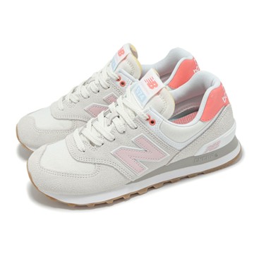 New Balance NB 休閒鞋 574 女鞋 鏡灰 玫瑰砂糖 粉紅 復古 麂皮 NB WL574IPK-B