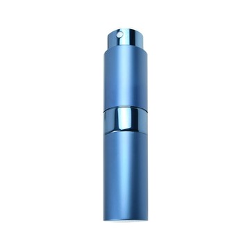 MYBeauty 旋轉收納防漏填充瓶8ml-藍 婚禮小物/香水分裝小噴瓶/玻璃分裝瓶/按壓式噴霧瓶/酒精分裝罐/隨身攜帶瓶