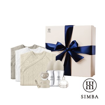 Simba小獅王辛巴  極致透氣！新生經典玻璃彌月禮盒 - 短袖60cm