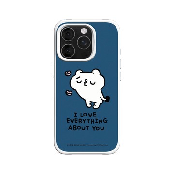 iPhone 16 Pro SolidX 白 - 爽爽貓 Song Song Meow by SECOND - I Love everything about you (kiss版)