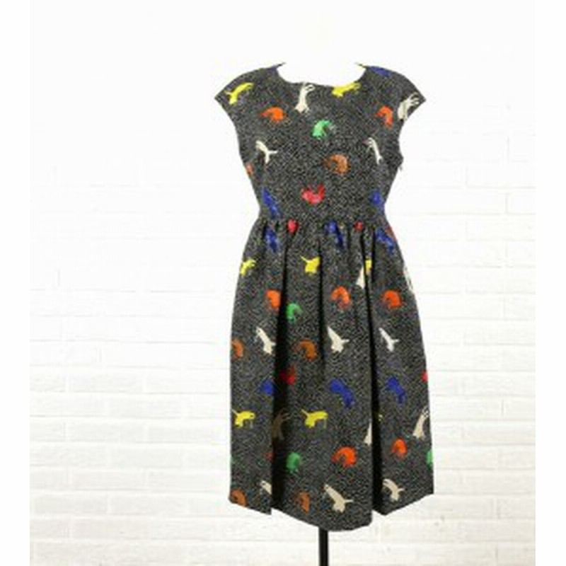 Paul Joe Sister ポール ジョー シスター コットン ポリエステルarty Cat Jqワンピース レディース 女性 誕 通販 Lineポイント最大1 0 Get Lineショッピング