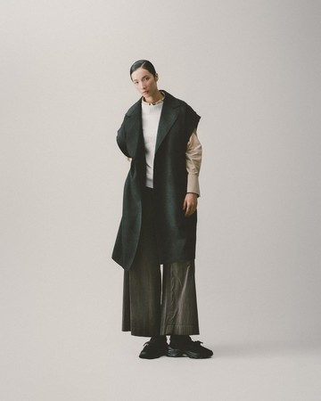 UUIN_綠燈芯絨長寬褲