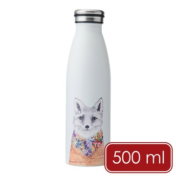 Mikasa Dinnerware 美國 Tipperleyhill雙層彩繪保溫瓶(狐狸先生500ml) / 保冷 保冰杯 保溫壺 水壺