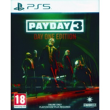 劫薪日 3 首日版 PAYDAY 3 DAY ONE EDITION - PS5 中英日文歐版