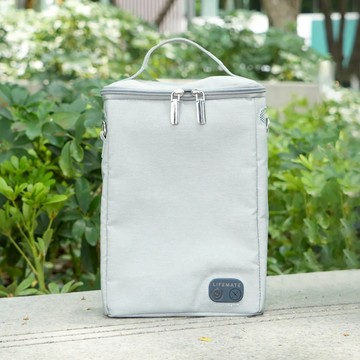 【安琪兒婦嬰百貨】LIFEMATE | 隨行巧烘包 外出烘乾消毒一包搞定 KF270-手提包/灰