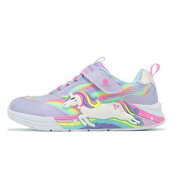 Skechers 兒童燈鞋 S Lights-Unicorn Chaser 中童 小朋友 魔鬼氈 燈鞋 閃燈 發光 302298LLVMT