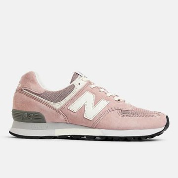 New Balance 紐巴倫 576 [OU576PNK] 男 運動休閒鞋 復古鞋 英國製 麂皮 穿搭 粉紅 米白