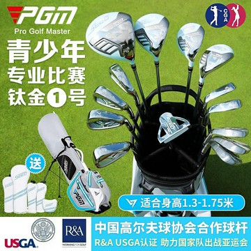 高爾夫球桿 PGM 青少年高爾夫球桿 R&A  USGA認證 專業比賽 女童套桿 鈦金1號