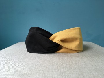 雙色髮帶 / 黑金絕美 / 質感