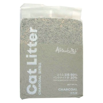 Altimate Pet 豆腐砂 活性碳貓砂，豆腐砂80% 膨潤土20% 6L  活性碳  1包