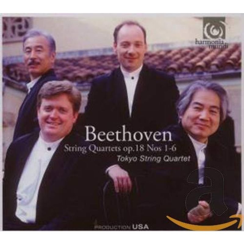 ベートーヴェン 弦楽四重奏曲集 作品18 (Beethoven String Quartets op.18 Nos 1-6   To